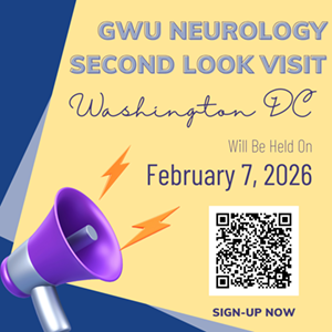 GWU Neurology Second Look Visit QR Code to register